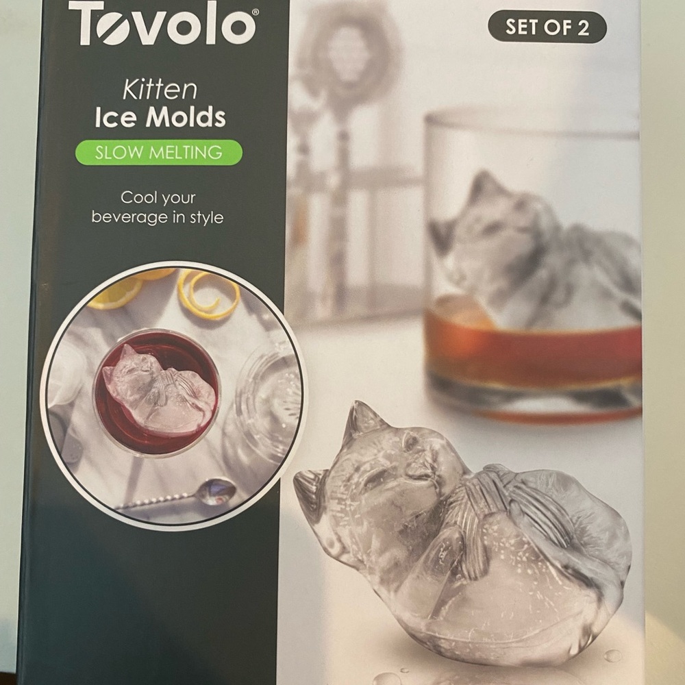 Kitten ice molds